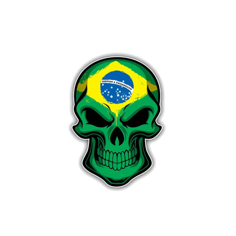 Car Accessories Quotes - Kreatywny odblaskowe naklejki samochodowe flaga brazylii