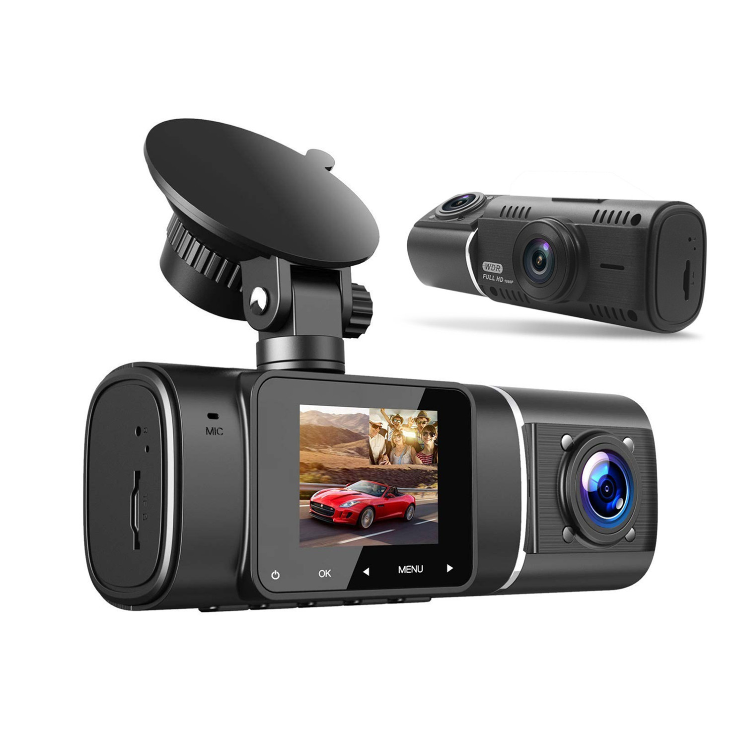 Car Dash Cam - Samochodowa kamera samochodowa z podwójnym nagrywaniem