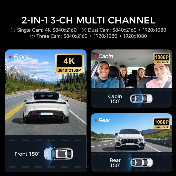 LINGDU V630 4K 2.4'' Ekran Wif – Car Dash Cam recenzja i cena